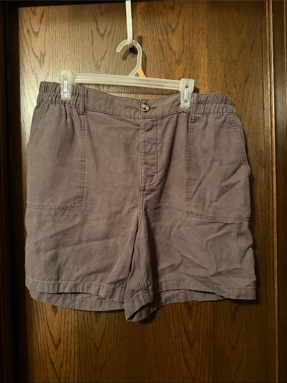 Wonderly Relaxed Cotton-Blend Shorts — Charcoal